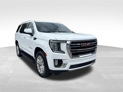 Summit White 2021 GMC Yukon SLT