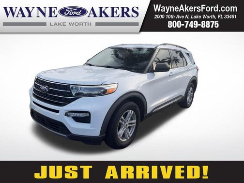 Oxford White 2021 Ford Explorer XLT