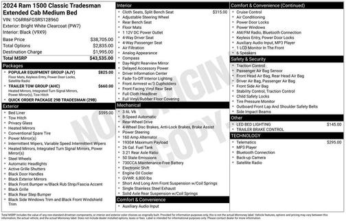 2024 RAM 1500 Tradesman