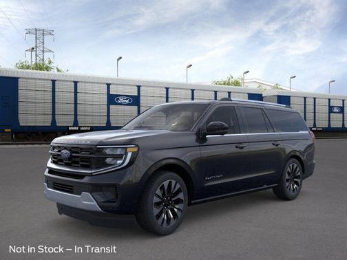 Agate Black Metallic 2026 Ford Expedition Max Platinum