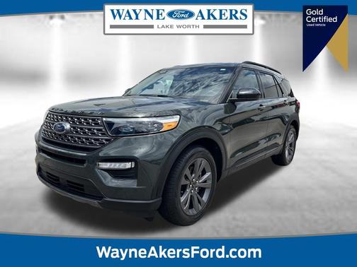Forged Green Metallic 2023 Ford Explorer XLT