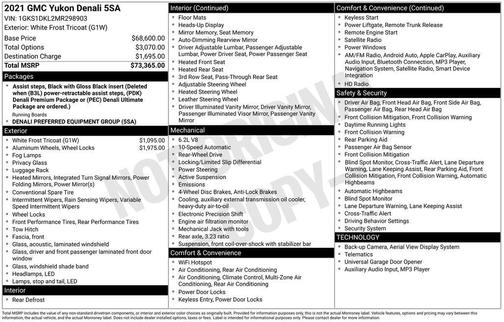 2021 GMC Yukon Denali