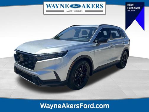 Solar Silver Metallic 2025 Honda CR-V Hybrid Sport FWD