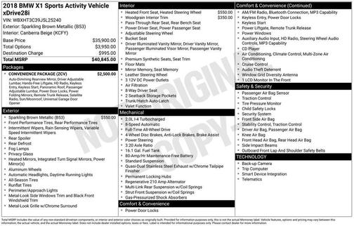 2018 BMW X1 xDrive28i
