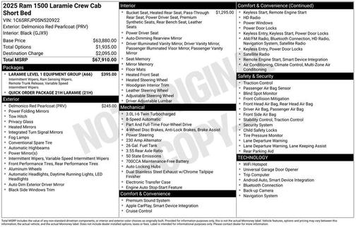 2025 RAM 1500 Laramie