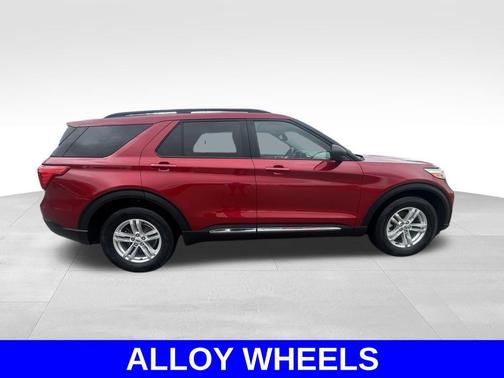 Rapid Red Metallic Tinted Clearcoat 2022 Ford Explorer XLT