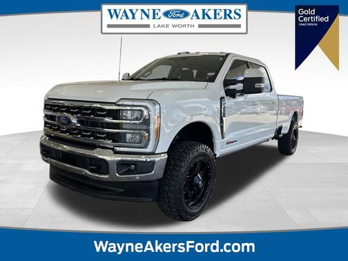 Star White Metallic Tri-Coat 2023 Ford F-250 Lariat