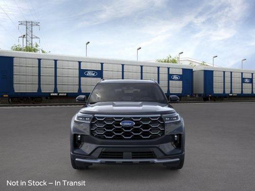Agate Black Metallic 2026 Ford Explorer Platinum