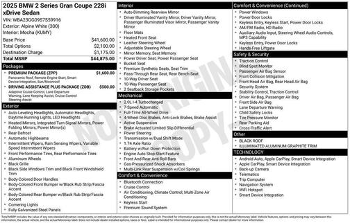 2025 BMW 228 Gran Coupe xDrive