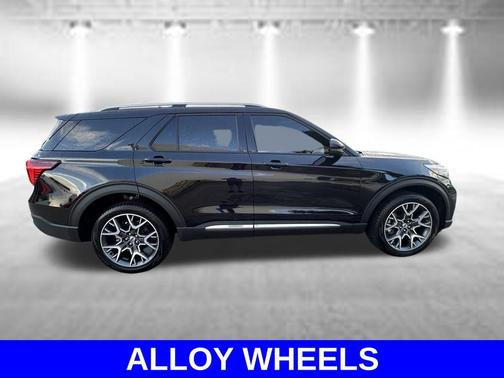 Agate Black Metallic 2025 Ford Explorer Platinum