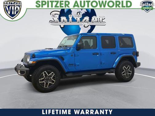 Hydro Blue Pearlcoat 2026 Jeep Wrangler 4-Door Sahara 4x4