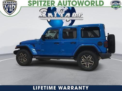 Hydro Blue Pearlcoat 2026 Jeep Wrangler 4-Door Sahara 4x4