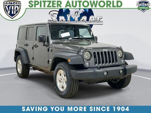 Granite Crystal Metallic Clearcoat 2017 Jeep Wrangler Unlimited Sport