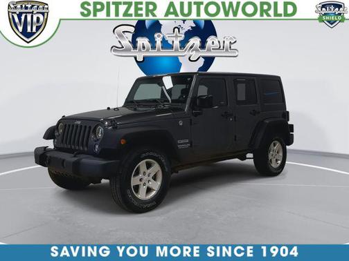 Granite Crystal Metallic Clearcoat 2017 Jeep Wrangler Unlimited Sport