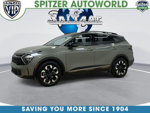 Jungle Green/Ebony Black Roof 2023 Kia Sportage X-Line