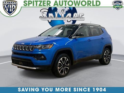 Laser Blue Pearlcoat 2022 Jeep Compass Limited