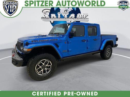 Hydro Blue Pearlcoat 2024 Jeep Gladiator Rubicon