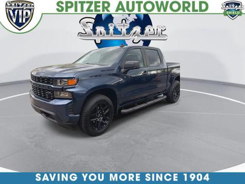 Northsky Blue Metallic 2021 Chevrolet Silverado 1500 Custom