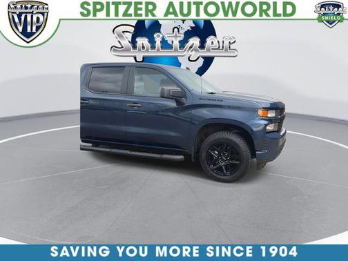Northsky Blue Metallic 2021 Chevrolet Silverado 1500 Custom