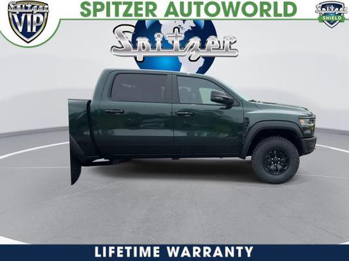 Serrano Green Metallic 2026 RAM 1500 RHO Crew Cab 4x4 5'7' Box