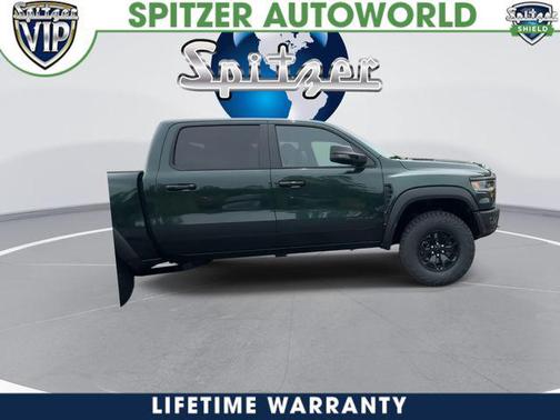 Serrano Green Metallic 2026 RAM 1500 RHO Crew Cab 4x4 5'7' Box