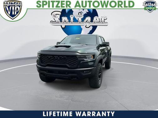 Serrano Green Metallic 2026 RAM 1500 RHO Crew Cab 4x4 5'7' Box