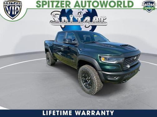 Serrano Green Metallic 2026 RAM 1500 RHO Crew Cab 4x4 5'7' Box