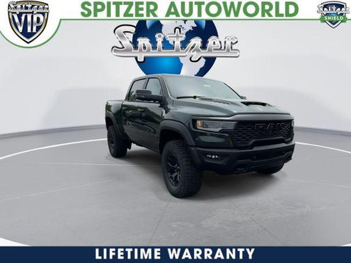 Serrano Green Metallic 2026 RAM 1500 RHO Crew Cab 4x4 5'7' Box