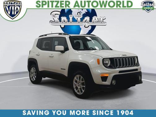 Alpine White Clearcoat 2019 Jeep Renegade Latitude