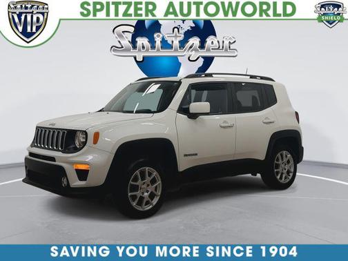 Alpine White Clearcoat 2019 Jeep Renegade Latitude