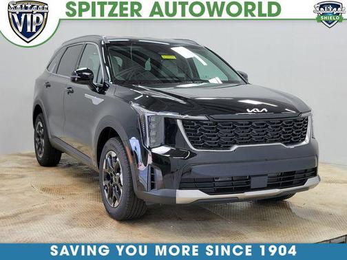 Ebony Black 2025 Kia Sorento S