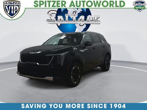 Ebony Black 2025 Kia Sorento S