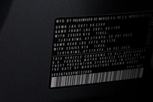 2023 Volkswagen Tiguan 2.0T SE 4MOTION