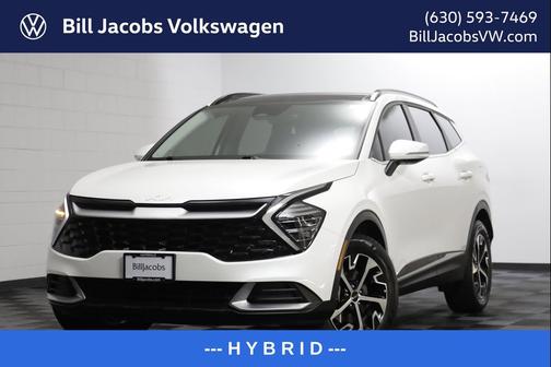 Snow White Pearl 2024 Kia Sportage Hybrid EX