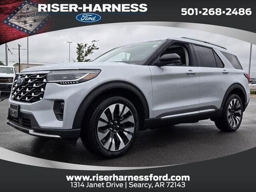 Space White Metallic 2026 Ford Explorer Platinum