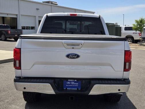 White Platinum Tri-Coat Metallic 2018 Ford F-150 Lariat