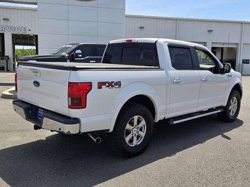 White Platinum Tri-Coat Metallic 2018 Ford F-150 Lariat