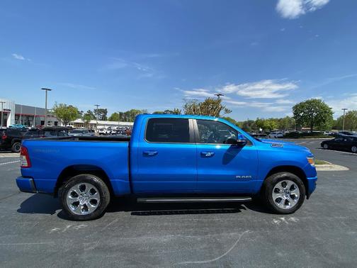 Blue 2021 RAM 1500 Big Horn