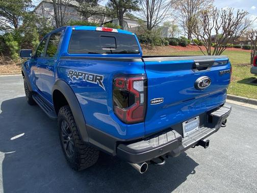 Blue 2025 Ford Ranger Raptor
