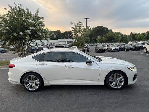 White 2021 Acura TLX Technology