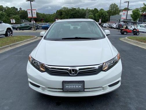 White 2012 Honda Civic EX