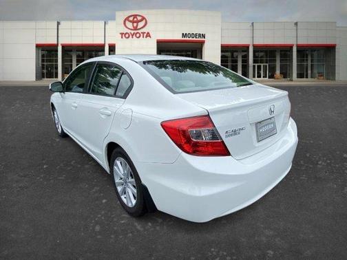 White 2012 Honda Civic EX