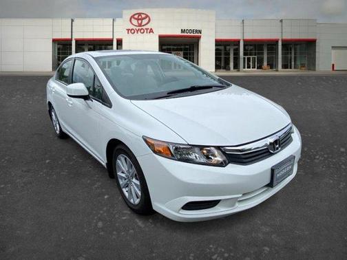 White 2012 Honda Civic EX