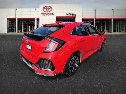 Red 2017 Honda Civic LX