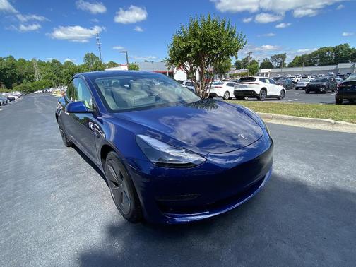 Blue 2021 Tesla Model 3 Standard Range Plus