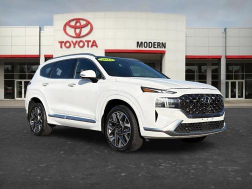 White 2023 Hyundai SANTA FE Calligraphy