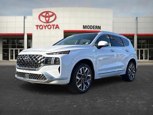 White 2023 Hyundai SANTA FE Calligraphy