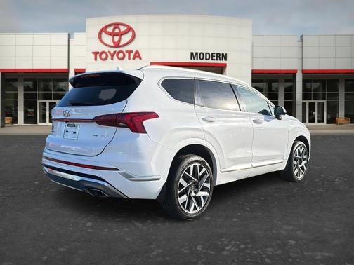 White 2023 Hyundai SANTA FE Calligraphy