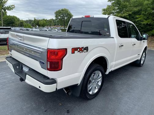 White 2018 Ford F-150 Platinum