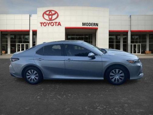 Silver 2022 Toyota Camry Hybrid LE